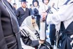 כ"ק אדמו"ר מסאטמאר שליט"א ביי תפילת שחרית ואמירת הלל  שלחנו הטהור לכבוד ר"ח נאך תפילת שחרית אין ישיבה גדולה שיעור ד'.