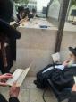 כ"ק גאב"ד מאקאווא שליט"א ביי ציונים הקדושים אין חוץ לארץ