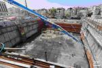 נאך בילדער פונעם מעמד יציקת הבורות פאר ביהמ"ד הגדול מרכז חסידי ויזניץ