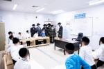 כ"ק אדמו"ר מסאטמאר שליט"א באזוכט אין תלמוד תורה אין קרית יטב לב 