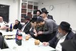 יארצייט סעודה פון הרה"ק ר' ישעי'לע קערעסטירער זי"ע ביי כ"ק אדמו"ר מזלאטשוב שליט"א אין פלעטבוש 