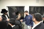 יארצייט סעודה פון הרה"ק ר' ישעי'לע קערעסטירער זי"ע ביי כ"ק אדמו"ר מזלאטשוב שליט"א אין פלעטבוש 