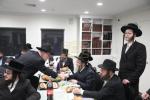 יארצייט סעודה פון הרה"ק ר' ישעי'לע קערעסטירער זי"ע ביי כ"ק אדמו"ר מזלאטשוב שליט"א אין פלעטבוש 