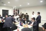 יארצייט סעודה פון הרה"ק ר' ישעי'לע קערעסטירער זי"ע ביי כ"ק אדמו"ר מזלאטשוב שליט"א אין פלעטבוש 