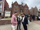 משכון וואס איז ארויסגעקומען פון געפענגעניש פון חאמאס, סשה טרופנוב, סאזוכט אין אוהל אדמו"רי ליובאוויטש זצ"ל 