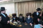 בר מצווה פון אור אייניקל פון הרה"ק רבי יעקב מאיר שעכטער שליט"א מיטן באטייליגונג פון דער מקובל הגה"צ רבי אביש ציינווירט שליט"א און המשפיע הגה"צ רבי צבי מאיר זילבערבערג שליט"א