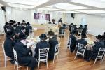 כינוס הגבאים וסעודת ר"ח אייר פאר גבאי רמבעה"נ כולל חבת ירושלים אין לאנדאן