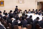 יומא דהילולא קדישא פון הרה"ק בעל אמרי יוסף זצל מספינקא, עריכת השלחן און יארצייט סעודה ביי נכדו כ"ק אדמו"ר מספינקא שליט"א