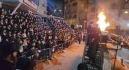 מעמד הדלקה ביי הגה"צ ראש ישיבת סאטמאר בני ברק שליט"א 