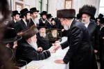 כ"ק אדמו"ר מבאבוב שליט"א באזוכט בבית מדרשו אין מאנסי לכבוד פסח שני