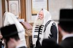 כ"ק אדמו"ר מבאבוב שליט"א באזוכט בבית מדרשו אין מאנסי לכבוד פסח שני