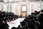 כ"ק אדמו"ר מבאבוב שליט"א באזוכט בבית מדרשו אין מאנסי לכבוד פסח שני