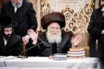 כ"ק אדמו"ר מבאבוב שליט"א באזוכט בבית מדרשו אין מאנסי לכבוד פסח שני
