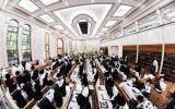 כ"ק אדמו"ר מבאבוב שליט"א באזוכט בבית מדרשו אין מאנסי לכבוד פסח שני