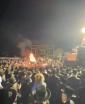 הדלקה בחצר הקודש לעלוב אין צפת