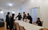 לאקאלע שעריפס פון סאליווען קאונטי זענען אריבערגעקומען צו כ"ק אדמו"ר מסאטמאר שליט"א אין בעפארשטייאונג צו די ארטיגע עלעקשאנס