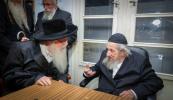 כ"ק אדמו"ר מצאנז שליט"א באזוכט ביי הגאון רבי דוב לאנדא שליט"א 