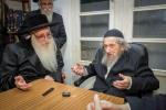 כ"ק אדמו"ר מצאנז שליט"א באזוכט ביי הגאון רבי דוב לאנדא שליט"א 
