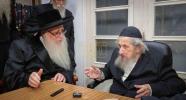 כ"ק אדמו"ר מצאנז שליט"א באזוכט ביי הגאון רבי דוב לאנדא שליט"א 