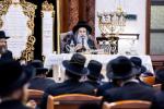  עריכת שלחן הטהור ליל ל"ג בעומר חצר הקודש סאטמאר מאנסי