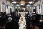  הרה"ק רבי יעקב מאיר שעכטער שליט"א ביי סיום ששה סדרי משנה שנלמד בשיעור ע"י בנו הרב נתן יצחק שליט"א אין כולל שומרי החומות בבתי אונגרין