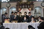  הרה"ק רבי יעקב מאיר שעכטער שליט"א ביי סיום ששה סדרי משנה שנלמד בשיעור ע"י בנו הרב נתן יצחק שליט"א אין כולל שומרי החומות בבתי אונגרין