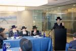 גאר א היסטארישע זיצונג איז נעכטן פארגעקומען אין שטאט מאנהעטן, לטובת די טעג ארגאנעזאציע 