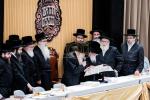 מעמד 'והראנו בבנינים' להתייסדות קרית הישיבה סקווירא צוזאמען מיט עריכת השולחן לכבוד די יארצייט פון הרה"ק די מגיד פון טשערנאביל זי"ע