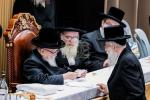 מעמד 'והראנו בבנינים' להתייסדות קרית הישיבה סקווירא צוזאמען מיט עריכת השולחן לכבוד די יארצייט פון הרה"ק די מגיד פון טשערנאביל זי"ע