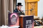 מעמד 'והראנו בבנינים' להתייסדות קרית הישיבה סקווירא צוזאמען מיט עריכת השולחן לכבוד די יארצייט פון הרה"ק די מגיד פון טשערנאביל זי"ע