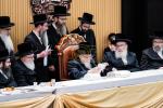 מעמד 'והראנו בבנינים' להתייסדות קרית הישיבה סקווירא צוזאמען מיט עריכת השולחן לכבוד די יארצייט פון הרה"ק די מגיד פון טשערנאביל זי"ע