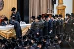 מעמד 'והראנו בבנינים' להתייסדות קרית הישיבה סקווירא צוזאמען מיט עריכת השולחן לכבוד די יארצייט פון הרה"ק די מגיד פון טשערנאביל זי"ע