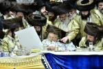 שמחת החתונה פון נכד כ"ק אדמו"ר מתולדות אברהם יצחק שליט"א 