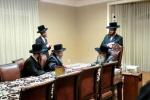 הרב רבי יעקב יוסף האגער שליט"א באזוכט ביי כ"ק אדמו"ר מסאטמאר שליט"א 