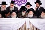 הונדערטער אידן ביים דינער 'אור המאיר' אין בארא פארק פאר כולל חיבת ירושלים 