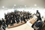 כ"ק גאב"ד ירושלים שליט"א ביי א כינוס לתלמידיו אין כוללי תשובות והנהגות וואו דער רב רעדט אויב מדארף מורא האבן פון א מלחמה דורך איראן 