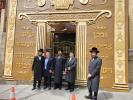ניו יארק סיטי מעיאר קאנדידאט דזשאש גאטהיימער טרעפט זיך מיט היימישע עסקנים