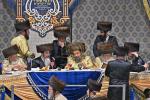 שמחת החתונה פאר א אייניקל פון כ"ק אדמו"ר מתולדות אברהם יצחק שליט"א בן הזקונים לבנו הרה"צ ראש ישיבת תוא"י שליט"א 