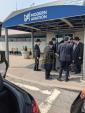 עסקנים ווארטן אפ ראש הישיבה הגאון רבי משה הלל הירש שליט"א  אויפן וועג צו דיטרויט מישיגען