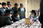 הרה"ג ר' חיים היימליך שליט"א - ראש הדיינים דקהל מחזיקי הדת מאנטשעסטער אויף א באזוך ביי כ"ק אדמו"ר מסאטמאר שליט"א בשעת די זמני כניסה