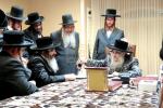 הרה"ג ר' חיים היימליך שליט"א - ראש הדיינים דקהל מחזיקי הדת מאנטשעסטער אויף א באזוך ביי כ"ק אדמו"ר מסאטמאר שליט"א בשעת די זמני כניסה