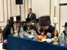 כ''ק אדמו"ר מראחמסטריווקא שליט"א - ספרינג וואלי ביים זיך באטייליגן ביי די שמחת השבע ברכות פון בת הר''ר שמעון גרינוואלד משב''ק אצל כ''ק מרן אדמו"ר מראחמסטריווקא זצוק"ל