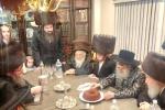 כ"ק אדמו"ר מסאטמאר שליט"א ביים שבע ברכות בבית ר' חיים הערש שווארץ
