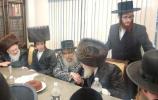 כ"ק אדמו"ר מסאטמאר שליט"א ביים שבע ברכות בבית ר' חיים הערש שווארץ