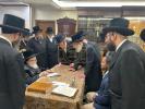 ספרינג וועלי מעיאר קאנדידאט שענלעי ווייטאל, וויצע קאנדידאט ר' יוסף גראס, און טראסטי קאנדידאט ר' יעקב יוסף קויפמאן טרעפן זיך מיט רבנים פאר די 24'סטער יוני וואלן