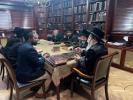 ספרינג וועלי מעיאר קאנדידאט שענלעי ווייטאל, וויצע קאנדידאט ר' יוסף גראס, און טראסטי קאנדידאט ר' יעקב יוסף קויפמאן טרעפן זיך מיט רבנים פאר די 24'סטער יוני וואלן