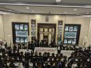 בילדער פון ביהמ"ד בנין בראך פונעם סיום הש"ס בעת רעוא דרעווין און ריקודין