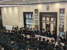 בילדער פון ביהמ"ד בנין בראך פונעם סיום הש"ס בעת רעוא דרעווין און ריקודין