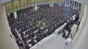 בילדער פון ביהמ"ד בנין בראך פונעם סיום הש"ס בעת רעוא דרעווין און ריקודין