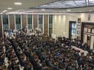 בילדער פון ביהמ"ד בנין בראך פונעם סיום הש"ס בעת רעוא דרעווין און ריקודין